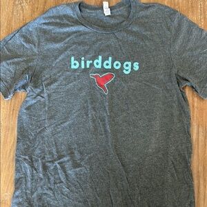 Birddogs Gray and Red‎ Bird Graphic Tee
